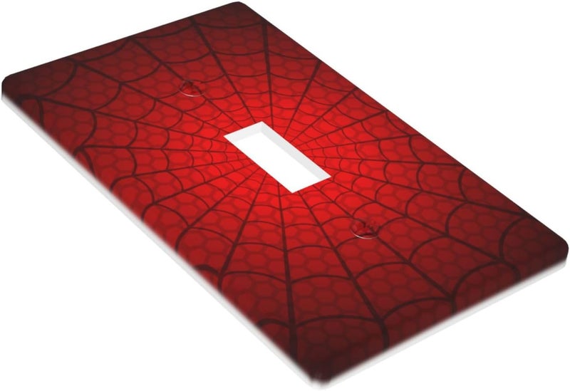 Giinly Spider Web Light Switch Cover Plates Decorative Single Toggle Wall Plate, 1 Gang Lightswitch Cover - Image 2
